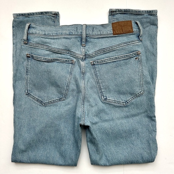 Madewell The Perfect Vintage Jeans Knee High Rise Rip Light Blenheim Wash 29 - Picture 6 of 11